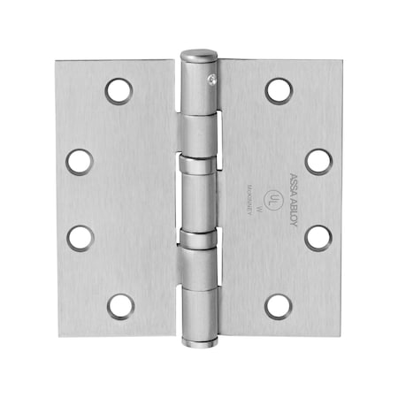 Mckinney Oil Bearing Butt Hinge, 4-1/2" x 4-1/2", US26D, NRP, STD, Steel Base TA2314 4-1/2X4-1/2 26D NRP